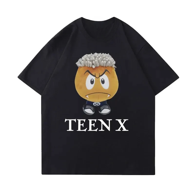 Destroy Lonely Teen X Opium Rapper Graphic Men's Fashion Vintage Short Sleeve T Shirt Y2k Ken Carson Goomba Toy T Shirts