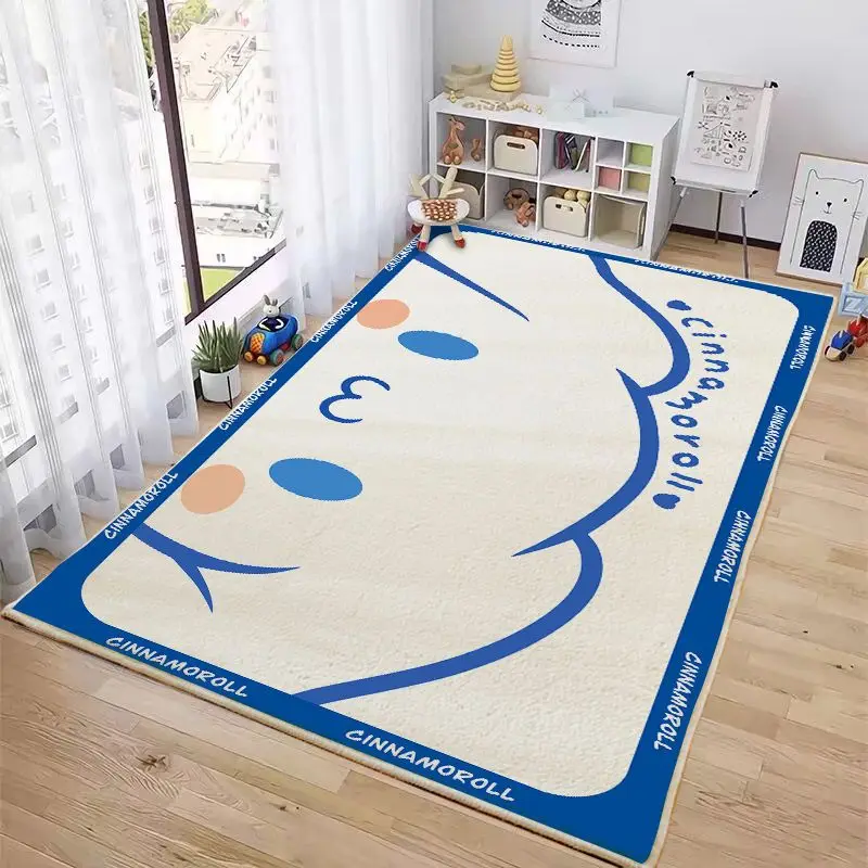 Disney Cartoon Mickey Mouse Plush Home Living Room Kitchen Rug Sanrio Kuromi Hello Kitty Bathroom Bedroom Decoration Carpet