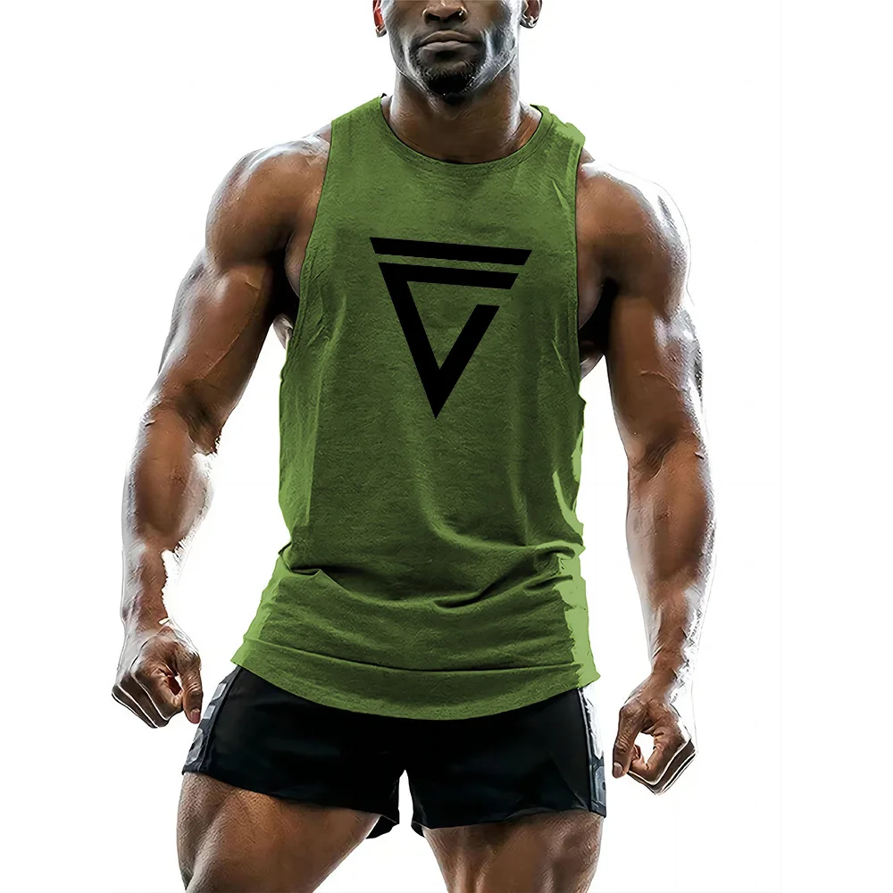 Summer basketball wear sleeveless vest Men's sports undershirt Sleeveless vest men's outdoor 2d printed adult tops Quick dry image 5