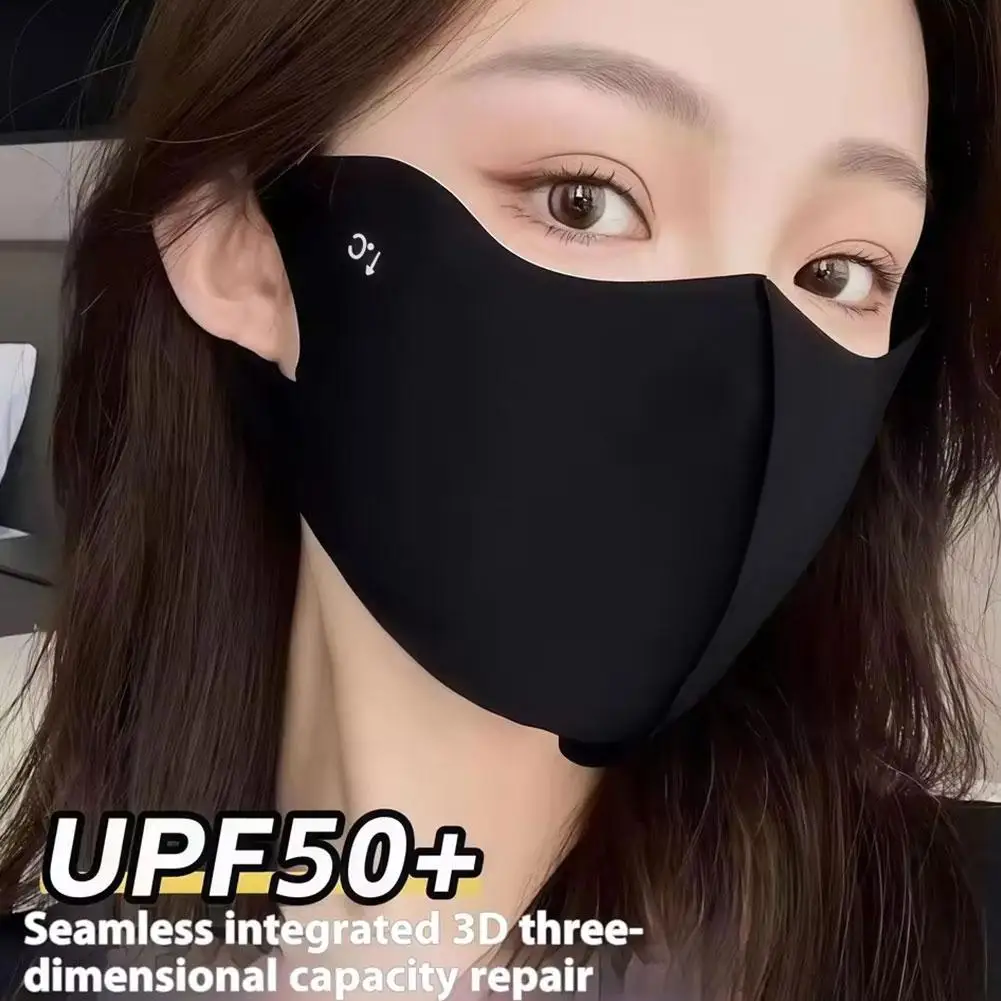 Maschere traspiranti calde autunno inverno Maschera anti-UV Maschera sportiva sottile estiva Protezione solare da golf a prova di freddo Protezione da ciclismo all'aperto A8Q0