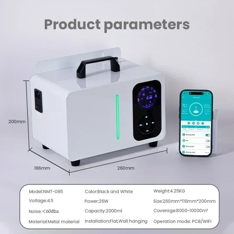 VAT Exemption US Local Aroma Diffuser Home Perfume Scent Machine Fragrance Air Freshener Essential Oil Waterless Flavoring