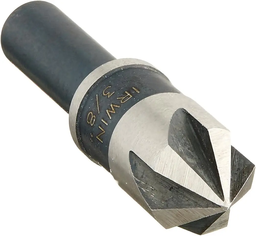 

3/8-Inch Countersink Drill Bit, Black Oxide, Precision Cutting for Woodworking