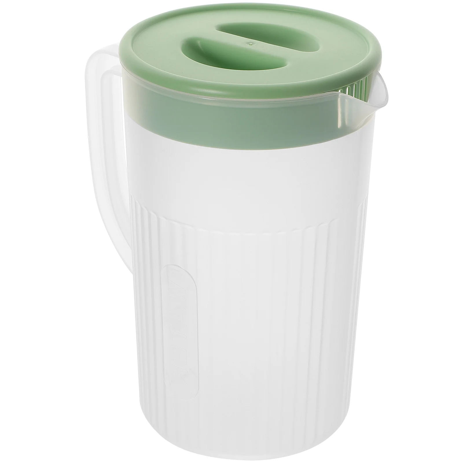 

Large Capacity Water Pitcher Heavy Duty Clear Pitcher Lid Heat Cold Resistant Suitable for Iced Tea Juice Refrigerator Use
