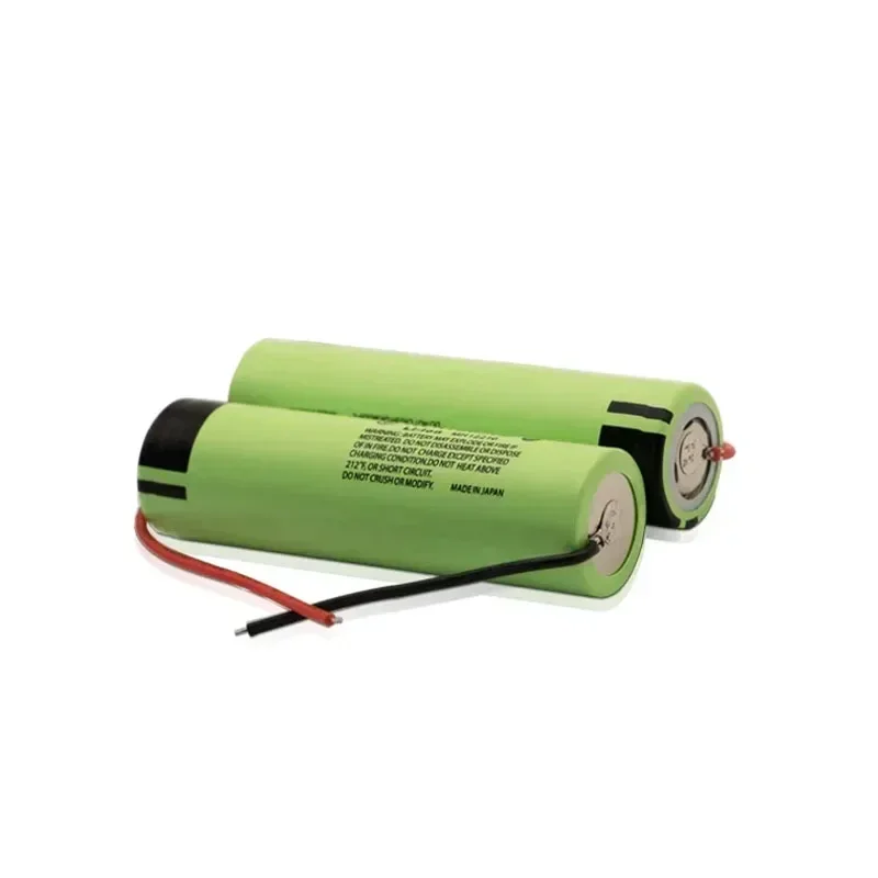 New 18650 3.7V NCR18650B 3400mAH Battery Original Lithium Rechargeable Batteries with Cable for Flashlight Electric Toys LED