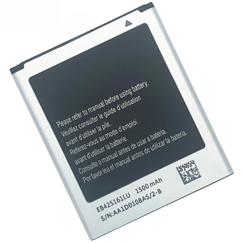 新品 EB425161LU 1500mAh バッテリー サムスン GT-S7562L S7560 S7566 S7568 S7572 S7580 i8190 I739 I8160 S7582 SM-J105H J1 MINI用