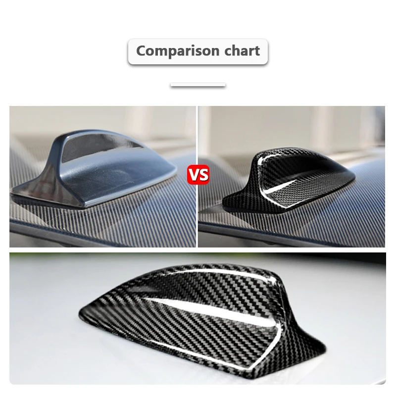 

For BMW 3 Series M3 E90 2009-2012 Car AccessoriesCarbon Fiber Shark Fin Antenna Cover