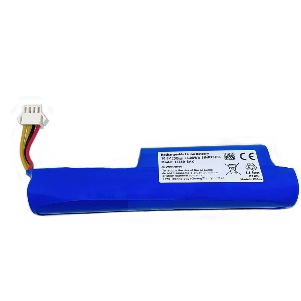 10.8V 6800mAh Rechargeable Lithium Battery for Redmond Reb-R150 RV-R150 RV-R151 Vacuum Cleaner