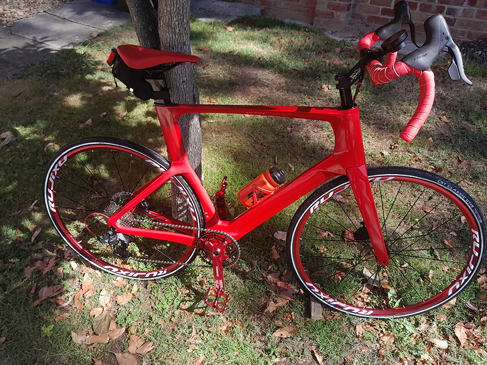 CECCOTTI RF26 Model DIY Color Carbon Frame T47BB Road Bike Frame With Disc Brake And Full Inner Cable Bicycle Frameset Aero