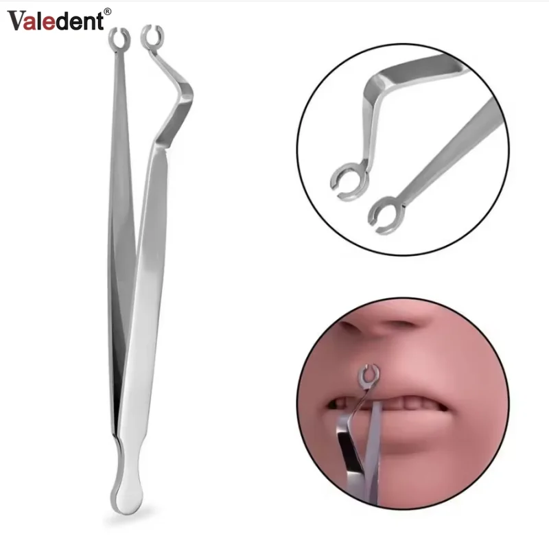 10pcs Stainless Steel Body Piercing Tool Body Piercing Forceps Ear Piercing Clamp Drop Shipping