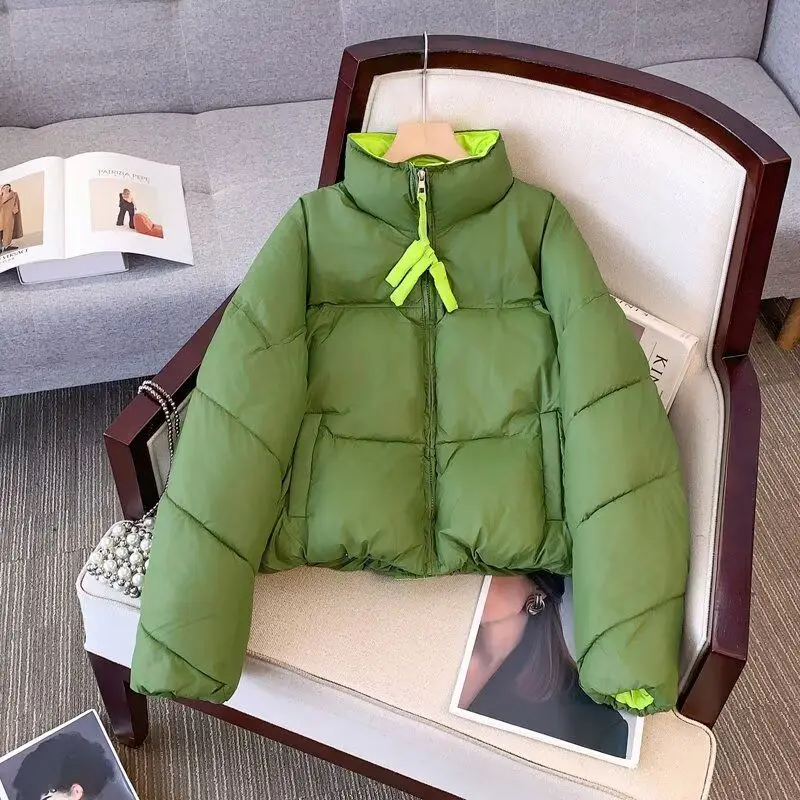 جاكيت شتوي رجالي جديد لعام 2024، سميك ودافئ، بتصميم رياضي عصري وأنيق، معطف طويل الأكمام بسحاب #2