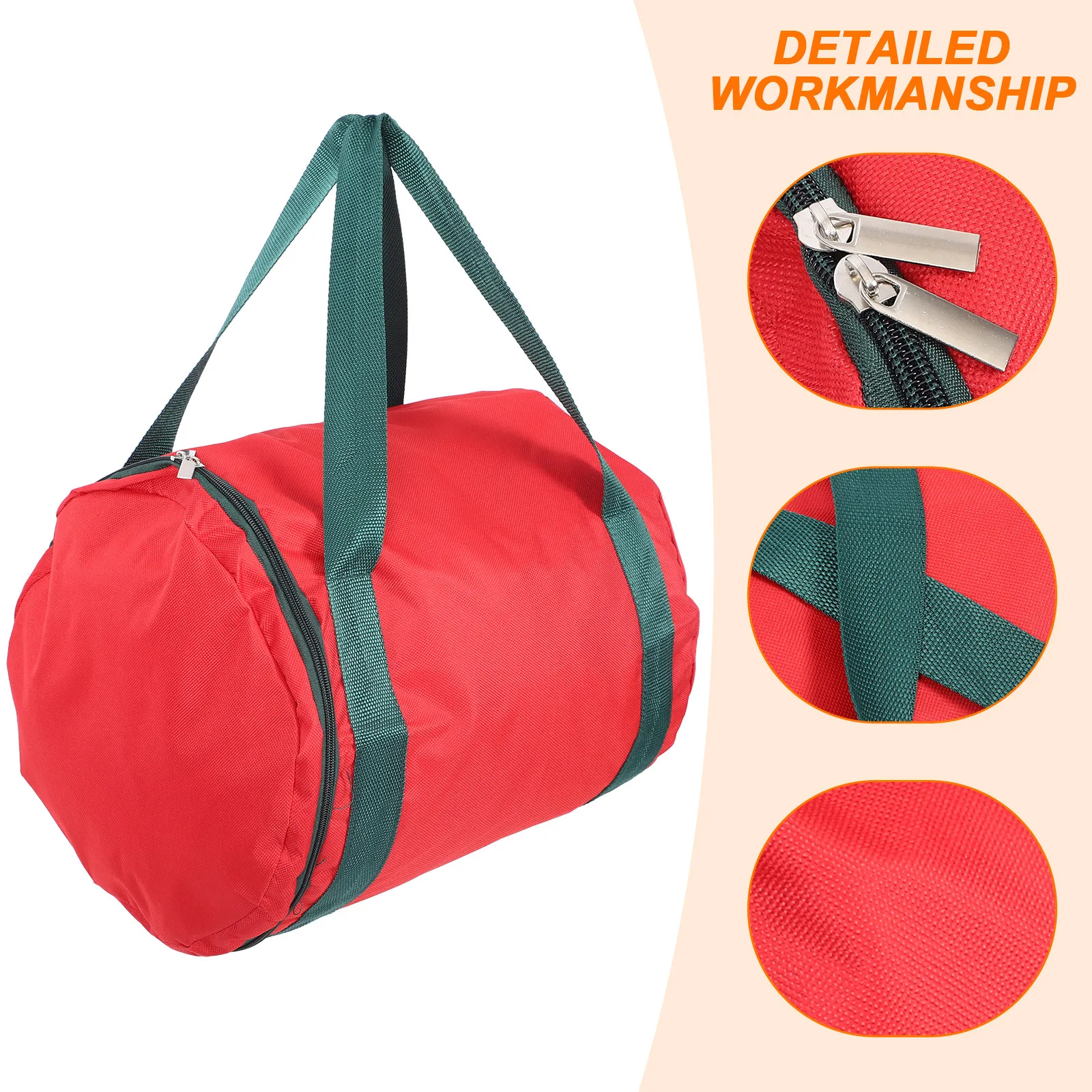 Premium Oxford Cloth Christmas Light Storage Bag Waterproof Heavy-Duty Stitch-Reinforced Handles Compact Slim Design Holiday