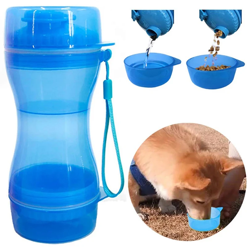

Going Out Pet Water Cup Water Drinker Dog Kettle Dog Drinking Not Wet Mouth Accompanying Cup Water Food Cups Feeding Drinker