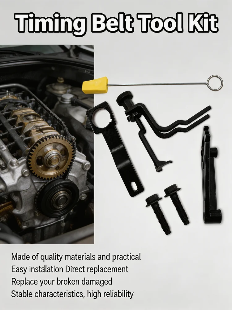 Car Timing Belt Tool Kit Valve Spring Compressor Tool Kit For 4.6L 5.4L Engines Metal Plastic Car Accessories Tools Car Parts