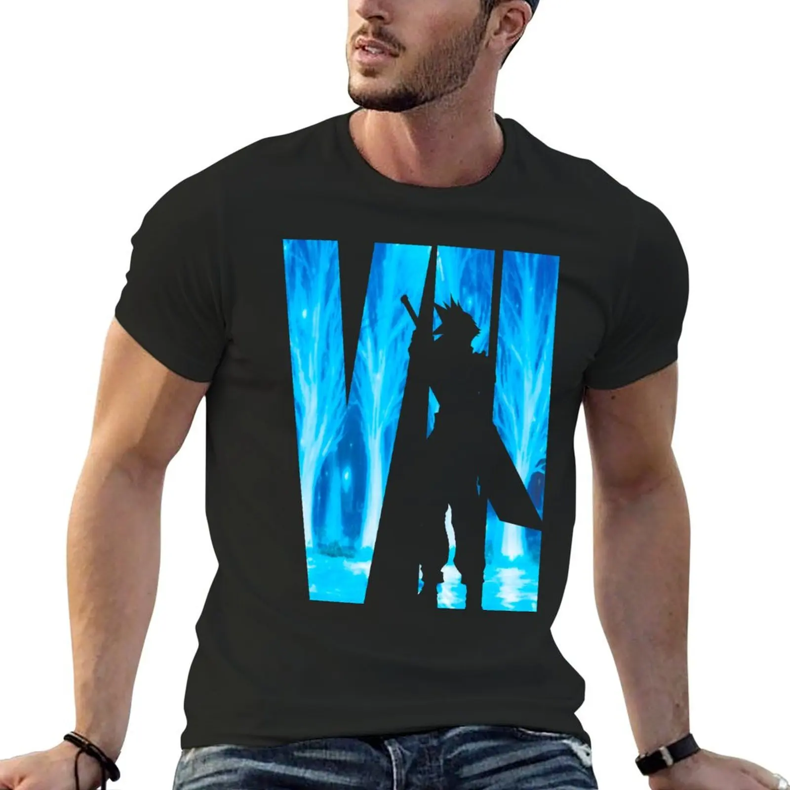 

VII T-Shirt anime figures funny costumes mens clothing