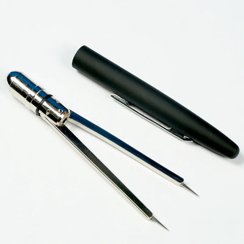 Imagem -02 - Avançado Pen Estilo Latão Ecg Ecg Calipers com Tampa Protetora Régua Medida Divisores Bússola com Caixa de Presente Profissional