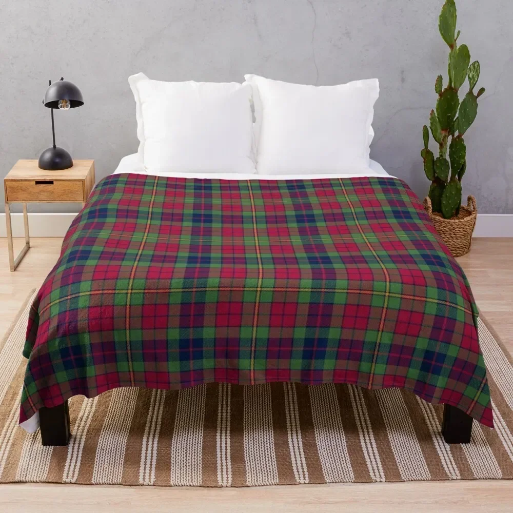 

County Clare Irish Tartan Throw Blanket Flannel Sofa Quilt Decorative Beds Blankets