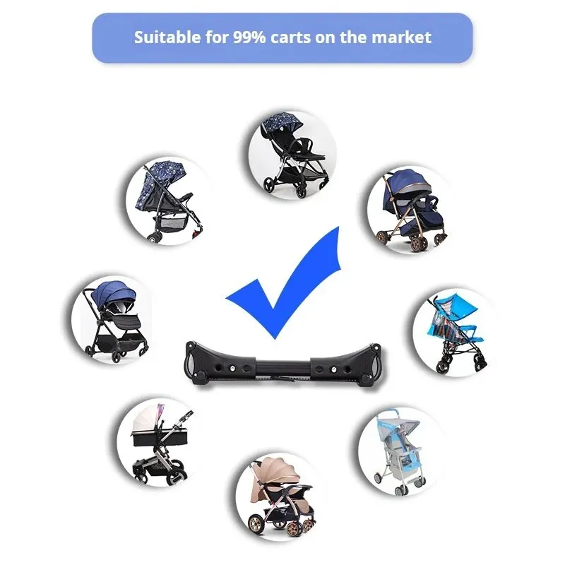 3pcs Stroller Connectors Adjustable  Free Combination Simple To Connect And Detach Stroller Accessories