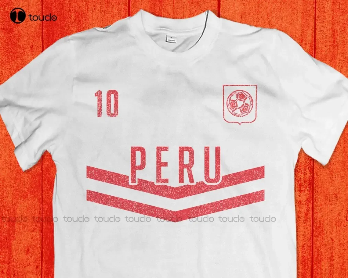 Peru Soccer Shirt Personalised Gift Peruvian Jersey For Men Women Kids Custom Aldult Teen Unisex Digital Printing Tee Shirts