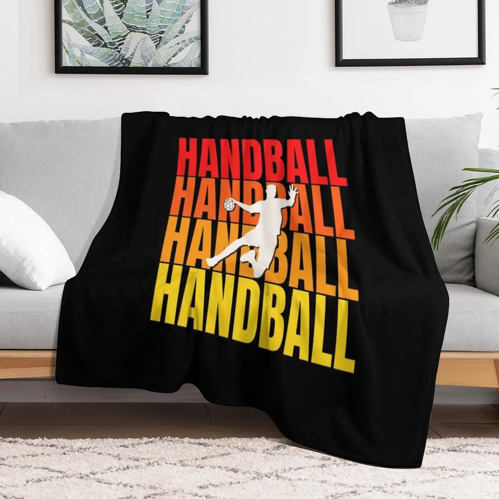 

HANDBALL Throw Blanket Hairy Designers Blankets