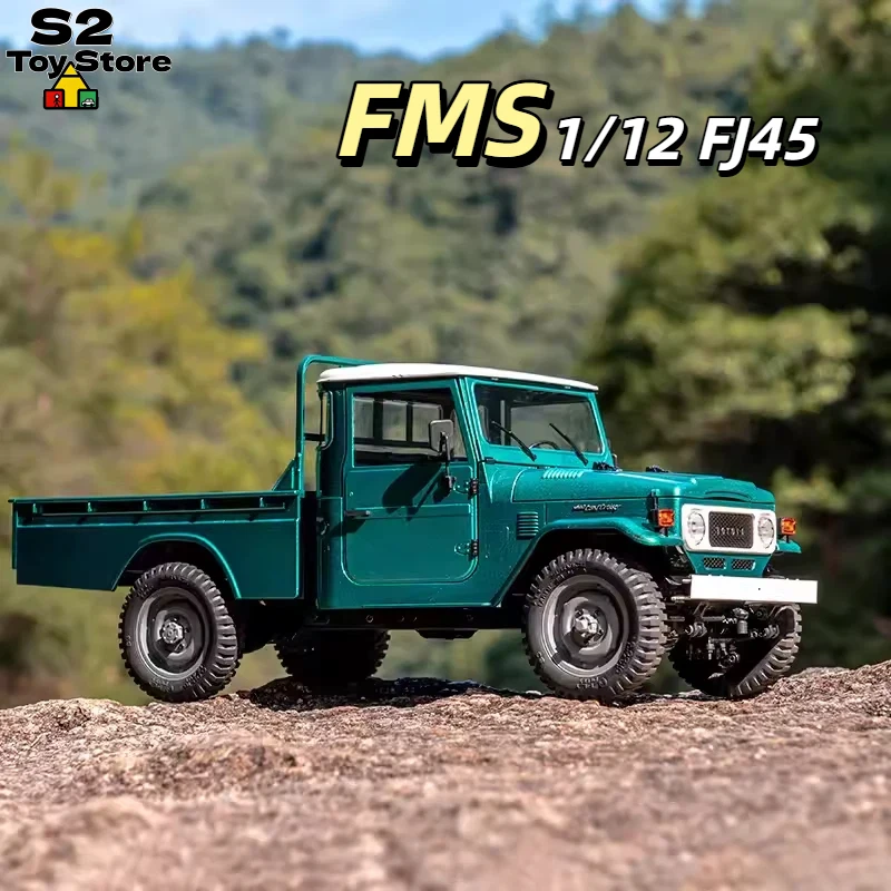 

Радиоуправляемый пикап FJ45 FMS в масштабе 1:12, электрический внедорожный краулер, имитационная модель хобби-модели с дистанционным управлением