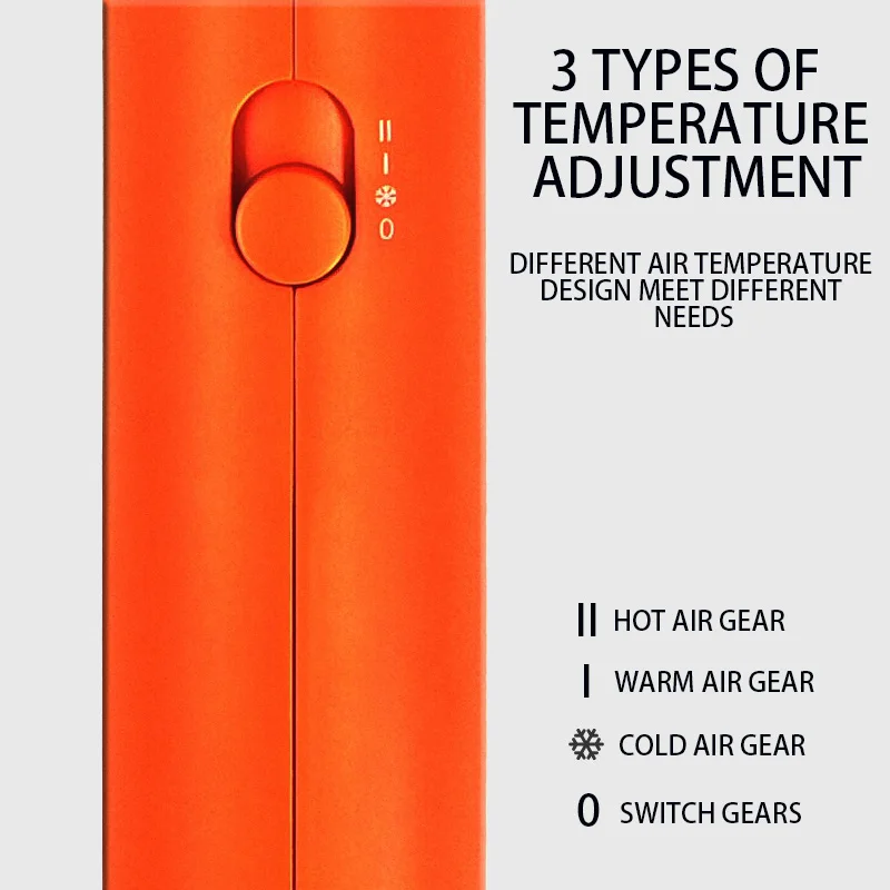 Asciugacapelli 1900W turbina elettrica ad alta velocità flusso d'aria a basso rumore temperatura costante e asciugatura rapida adatto per saloni domestici