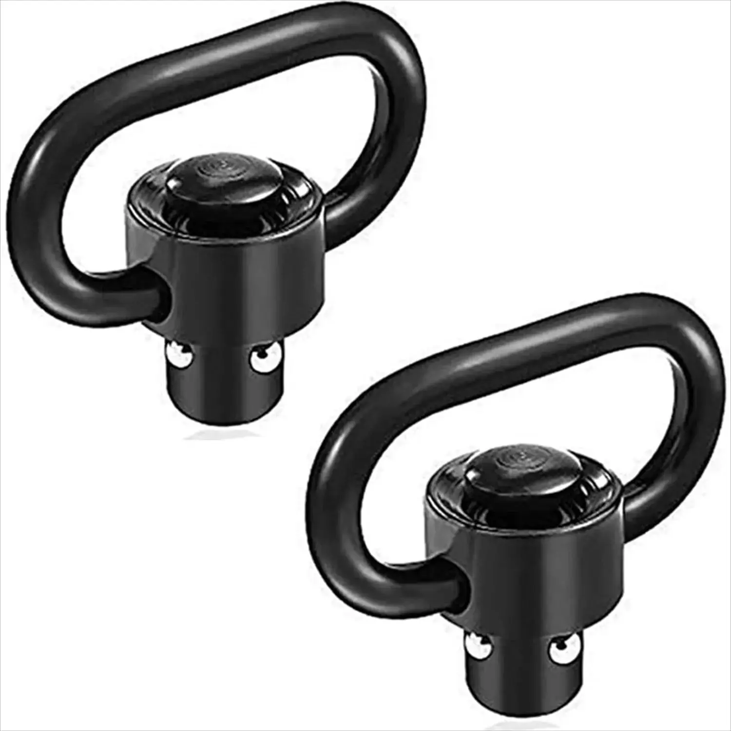 

Heavy Duty 1.25\" QD Sling Swivel Mount Quick Detach Push Button for Two Point Sling 360° Rotatable Easy Mount Tactical Hardware