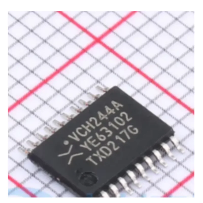 10PCS 74LVCH244APW New Original IC Octal Buffer Line Driver 3‑State TSSOP‑20 SMD Logic Chip Electronic Components In Stock