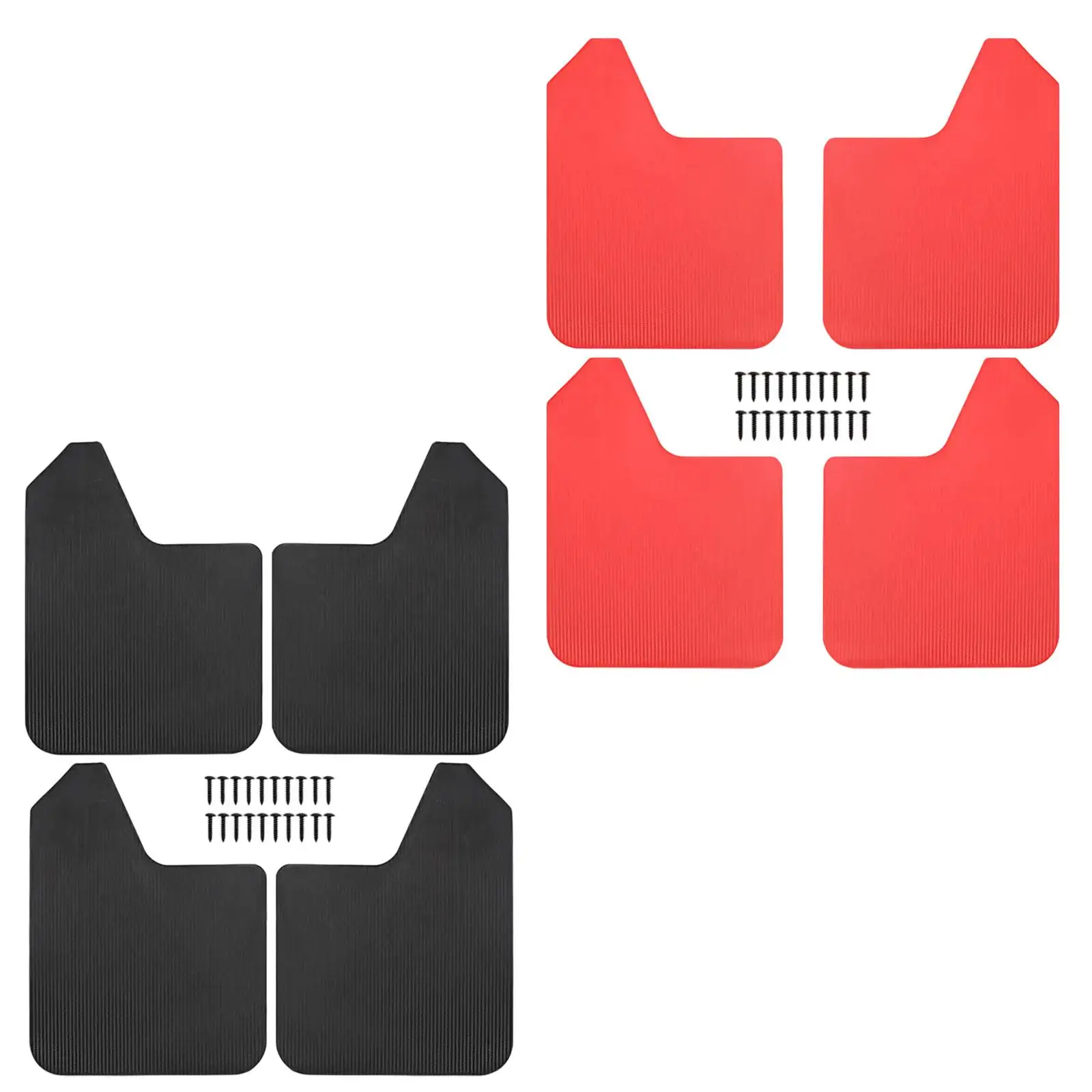 

4x универсальные автомобильные брызговики, крылья, устойчивые к царапинам, легко устанавливаемые автомобильные аксессуары, гибкие запасные части, передний и задний комплект