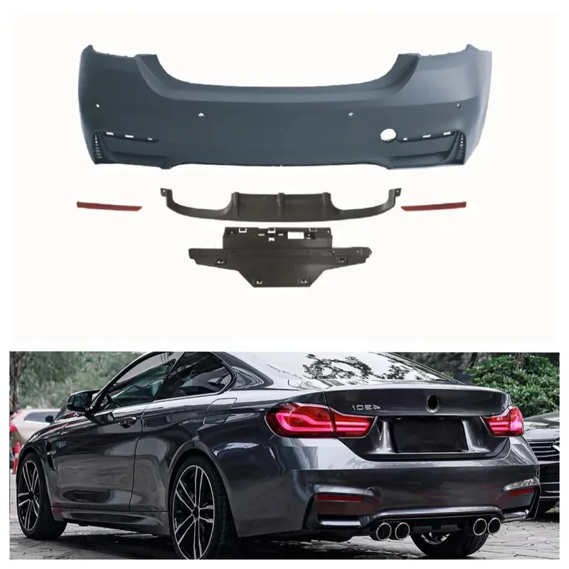 

Automotive Car Part Rear Bumper for 4 SERIES F32 F33 F36 2014-2019 Upgrade to M4 F32 F33 F36