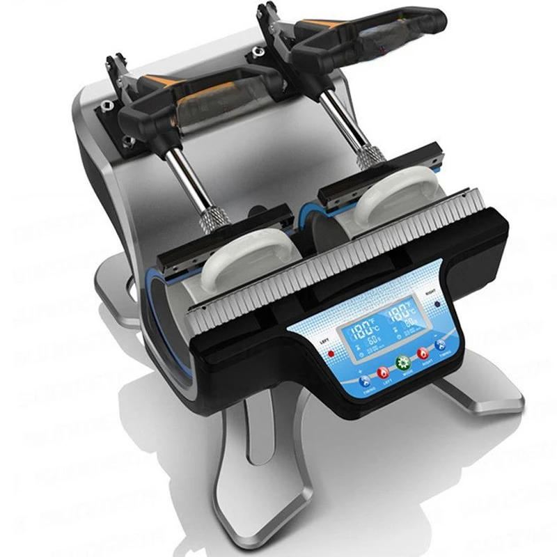 Heat transfer Baking cup machine Hot cup  Heat transfer machine Double station Baking cup