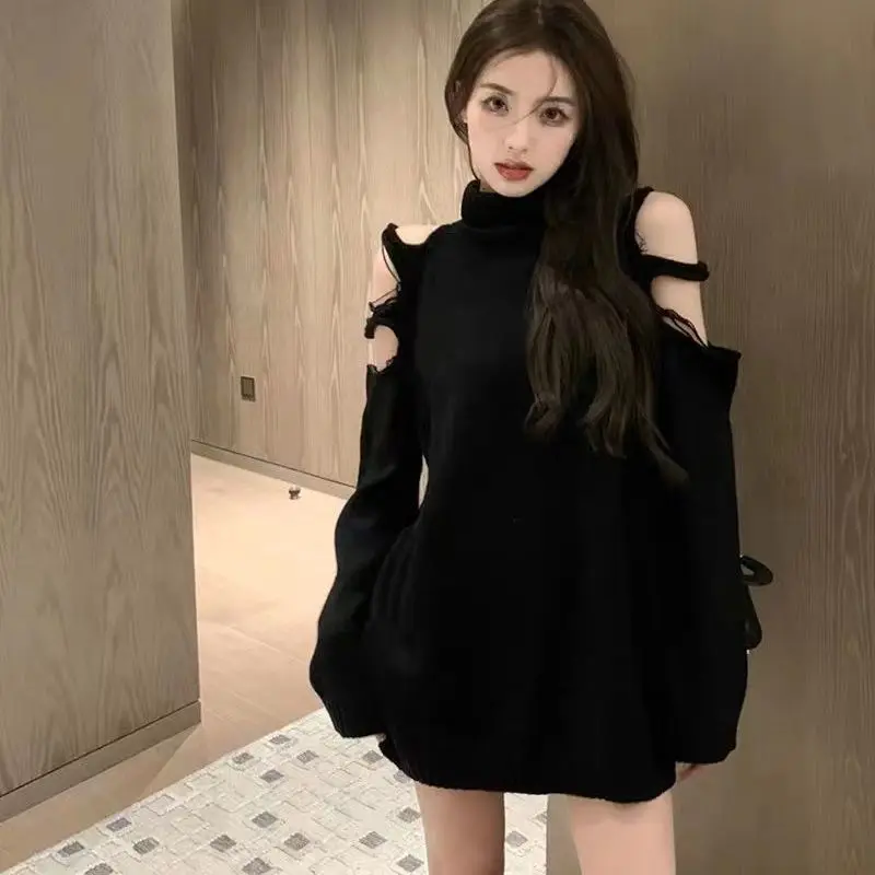 

Свитера Джемперы Пуловеры Женский трикотаж с v-образным вырезом Разноцветный шв Красочные теплые повседневные спортивные уличные костюмы Gothi