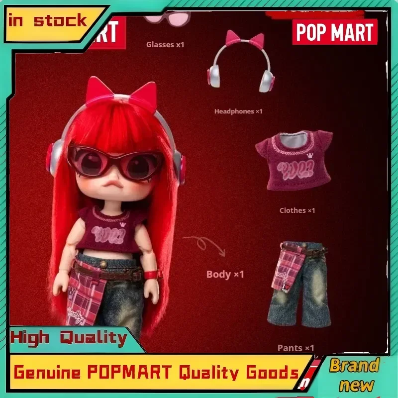 

Genuine Pop Mart Molly × Yuqi Series 1/8 Scale Articulated Figure Toy Ornament Gift Mysterious Box Surprise Box