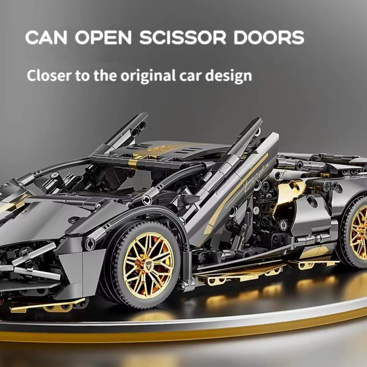 Technische Super Racing Model Bricks Raceauto 1280PCS Model Bouwstenen Stad Mechanisch Snelheidsvoertuig Kind Volwassen Jongens Geschenken