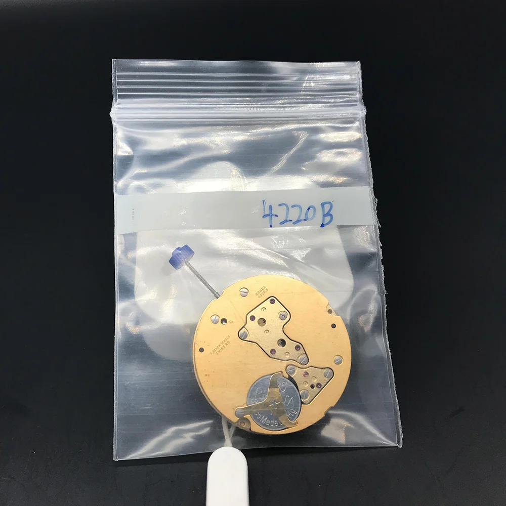 Golden Quartz Watch Movement Ronda 4220B 4220.B Standard SW Seven Jewels Plus Battery Watch Repair Tool Brand Clock