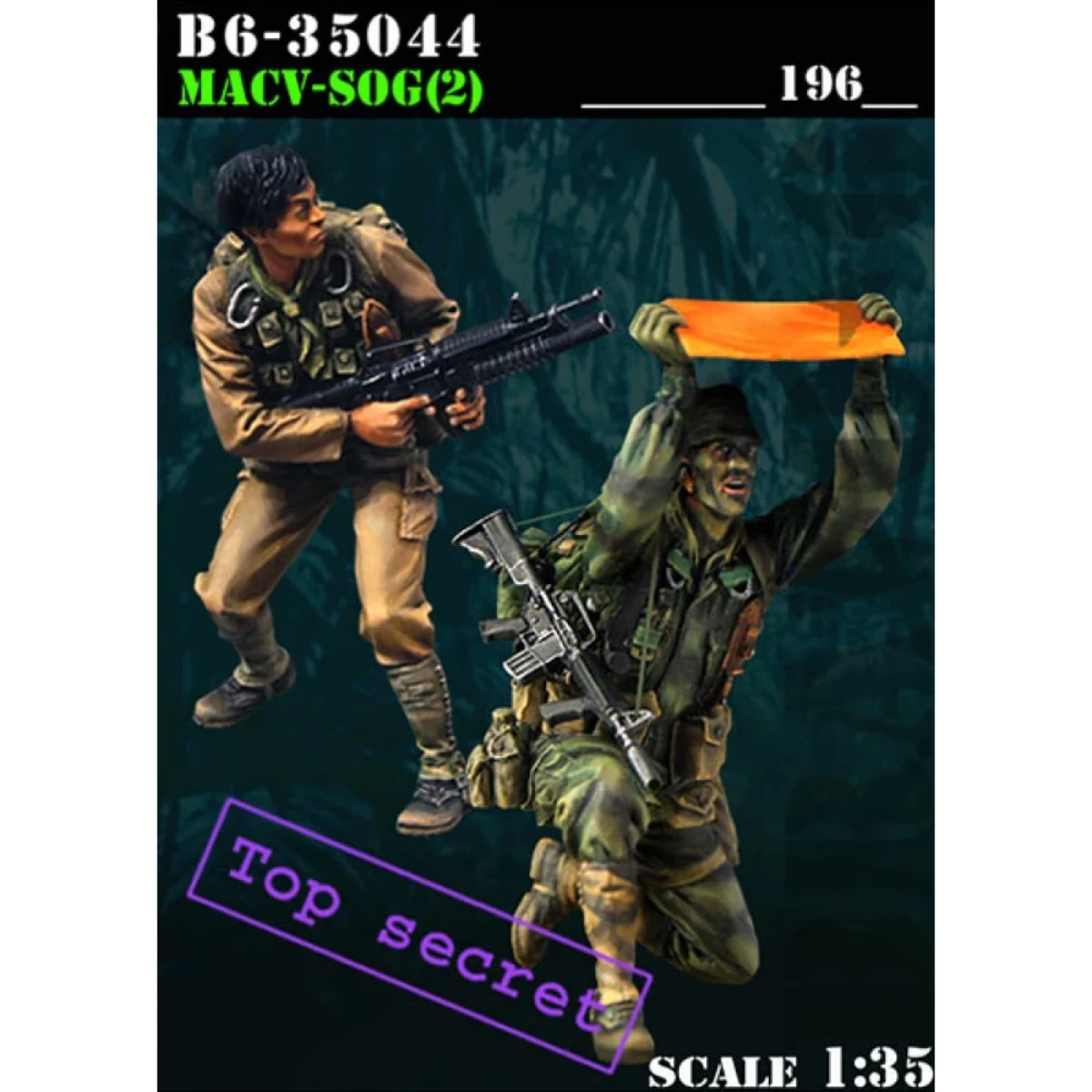 

Комплект неокрашенной модели из смолы 1/35, военная тема, война во Вьетнаме Top Secret, в разобранном виде и неокрашенная GK, 1035R