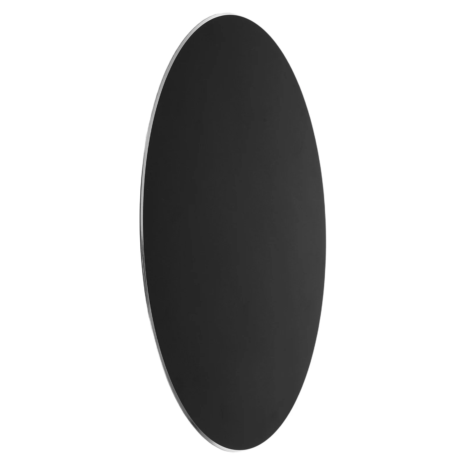 

Aluminum Alloy Mouse Pad Round Black Hard Waterproof Surface For Office Gaming Non-Slip Smooth Metal Mouse Mat Accurate