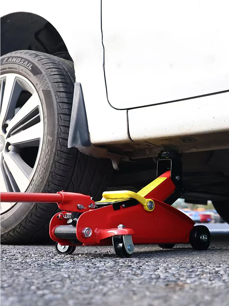 2-ton car hydraulic jack, car hydraulic tire replacement, lifting and repair tool, car emergency tool 13cm-30cm