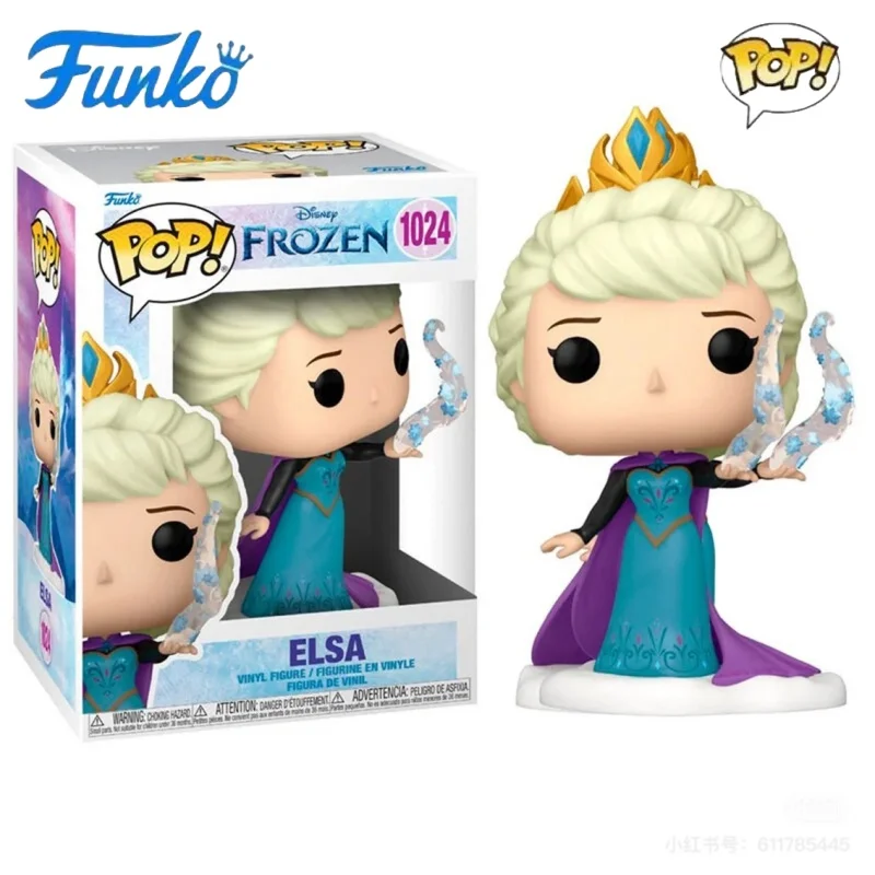 Funko Pop Disney Frozen Ii Elsa Action Anime Figure Statue Dolls Decor Figures Model Global Limited Kid Collectibles Toys Gift