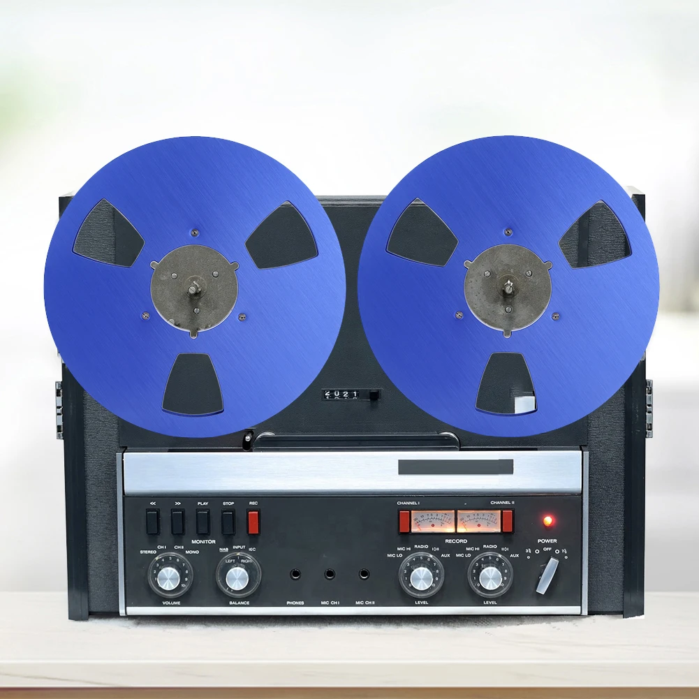 10 Inch Lege Tape Reel Aluminium Open Roll Cassette Drie Gaten Open Disc Audio Recorder Lege Schijven voor Studer Revox/TEAC