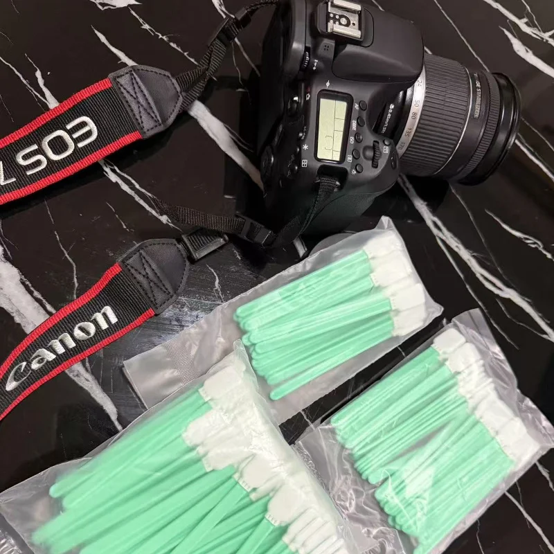 Imagen 5: Hisopos de limpieza sin polvo de doble capa, juego de cepillos multiusos para instrumentos de precisión, manualidades, electrónica para el hogar, 20 piezas