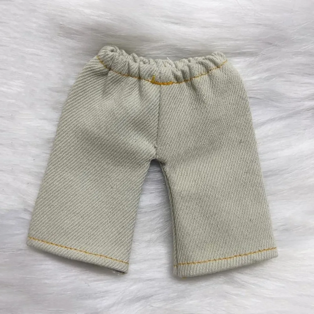 Washed Ripped Denim Pants Two Styles For Zsiga Vinyl Doll Multi-color Casual Street Doll Outfit Accessory