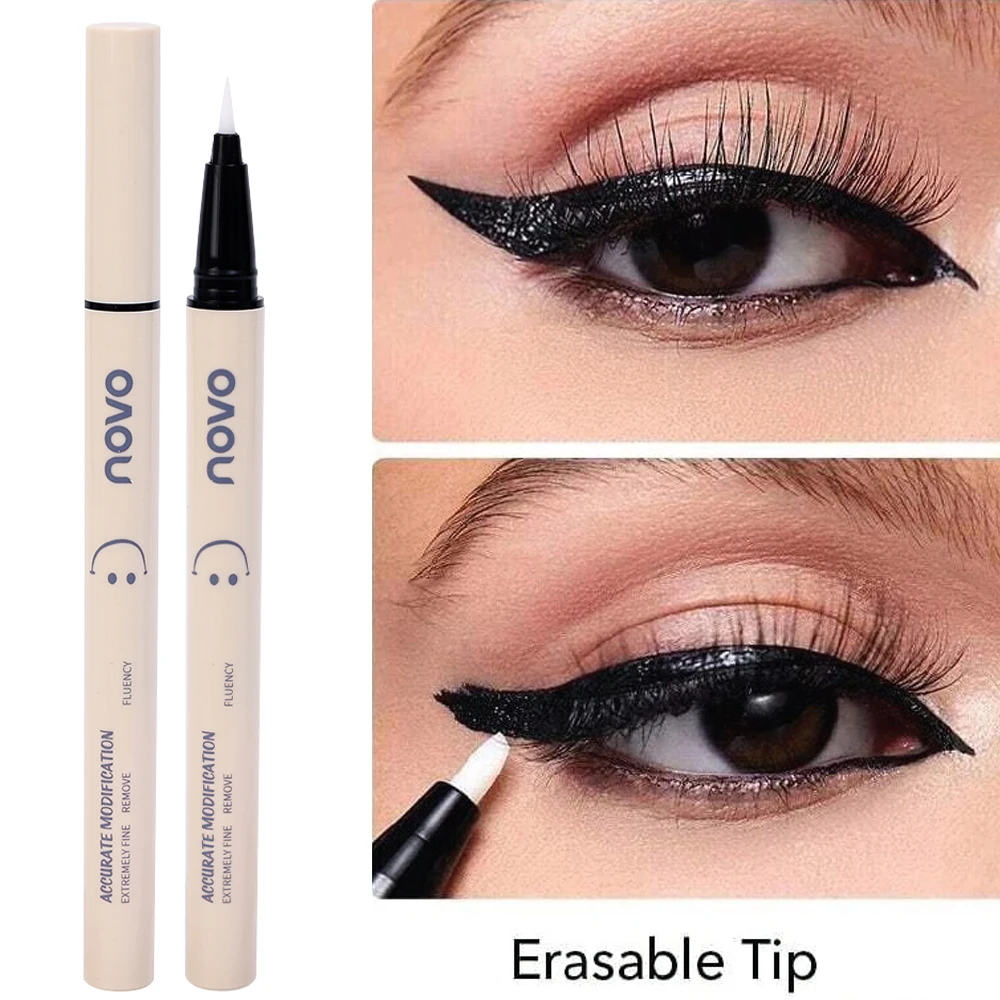 Easy To Clean Makeup Remover Pen Ultra-fine Precision Makeup Correction Lip Eye Make Up Removal Magic Eraser Pen Cleansing Tool