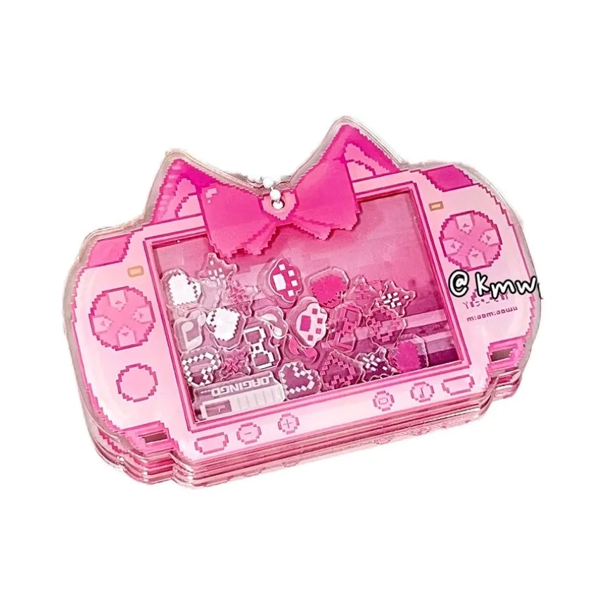 تأثيري جديد بكسل نمط الموسيقى مواء آلة لعبة وحدة التحكم الاكريليك هز الموسيقى DIY اللوحي الوقوف سطح المكتب زخرفة التخزين