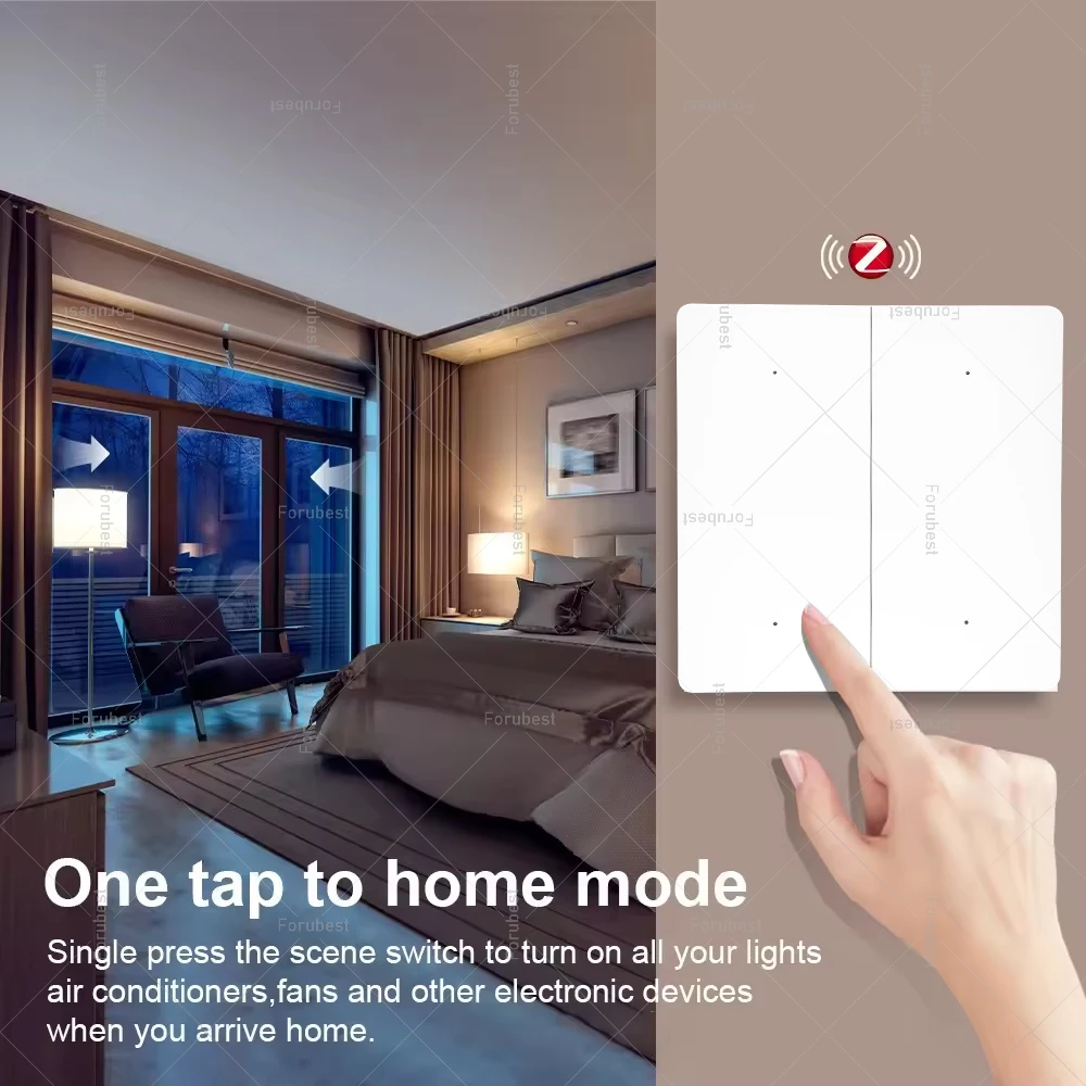 Tuya Zigbee スマートシーンスイッチ 12 シーン 4 ギャングワイヤレススイッチプッシュボタンコントローラスマートホームオートメーションシナリオスイッチ