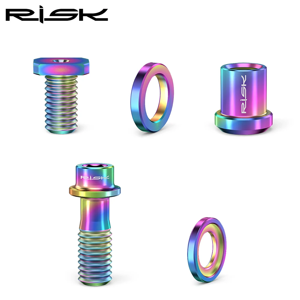 خطر التيتانيوم شيفتر رافعة كليب حلقة تثبيت البراغي دراجة التحول المشبك حلقة الترباس المسمار الجوز متوافق مع SRAM Shimano R8000