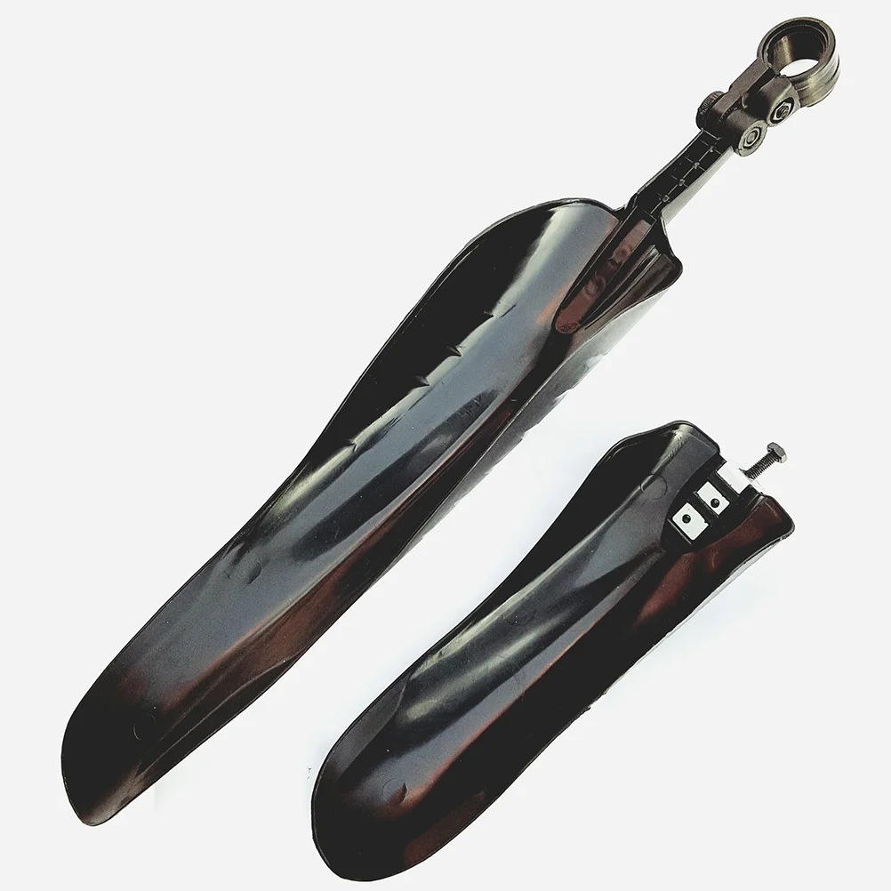 Mountain Bike Mud Guards Set Black Front Rear For Road Bikes Durable No Tools Install Mudguard Cycling