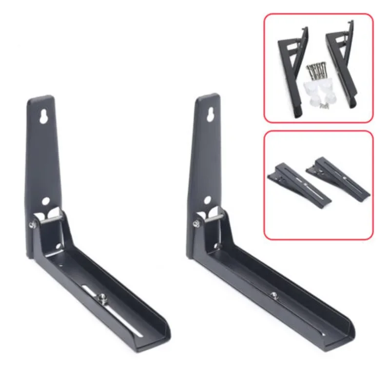 

Кронштейн для хранения микроволновой печи, органайзер для шкафа, настенный складной эластичный стеллаж для духовки, кухонные аксессуары