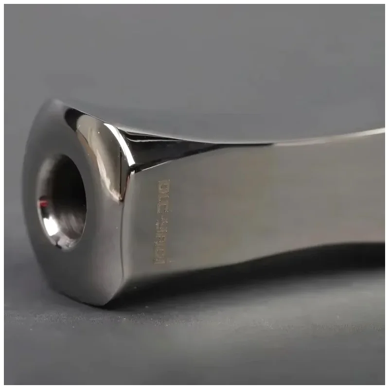 YAQI Safety Razor Handle Double Edge DE Razor Polished Chrome Segmented Groove Non-Slip Grip Wet Shave Tools Wet Shaving for Men