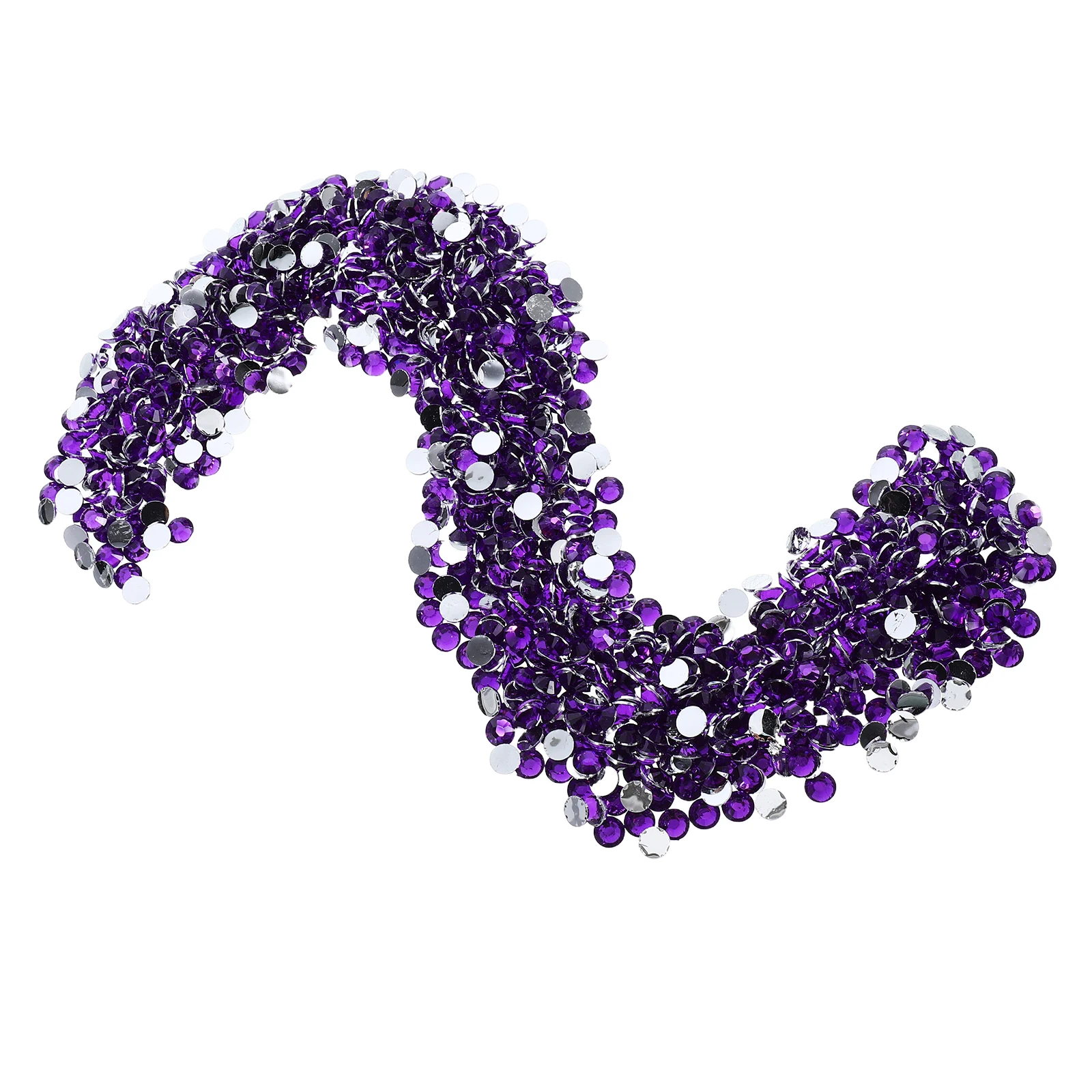 

1000 Pcs Flat Drill Rhinestone Supplies Purple Resin Beads Crafting Jewelry Nail Phone Case Embellishments Safe Material
