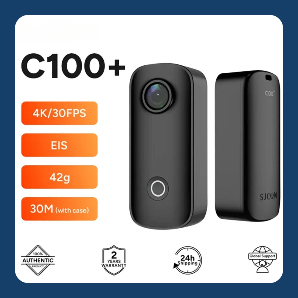 

SJCAM C100 Plus Action Camera 4K 30M Waterproof 2.4G WiFi Action Sport action cam EIS bicycle helmet motorcycles